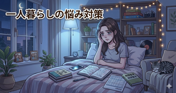 一人暮らしの悩み対策